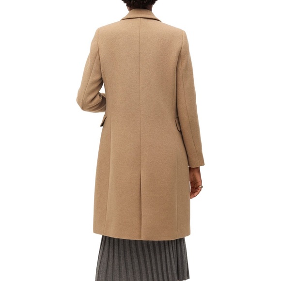 Mango Double-Breasted Wool Coat - Picture 3 of 14